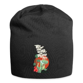 Ukulele trex - Jersey-Beanie - Schwarz - Vorne