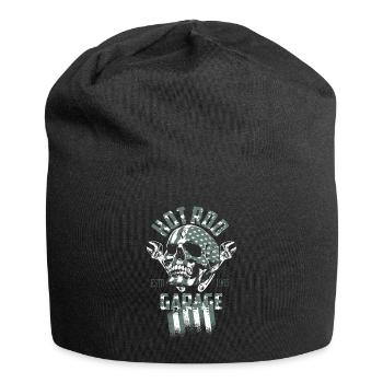 Hot Rod Garage - Jersey-Beanie - Schwarz - Vorne