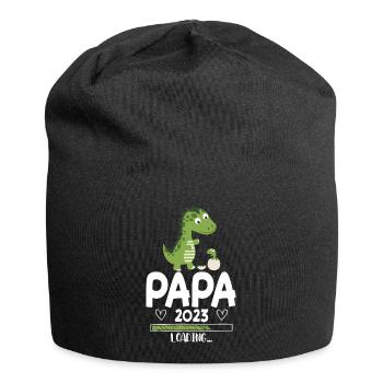 Papa 2023 Chargement - Bonnet en jersey - noir - Devant