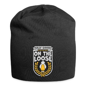goose on the loose - Jersey Beanie - black - Front