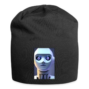 Robot Future Technology Science Android - Bonnet en jersey - noir - Devant