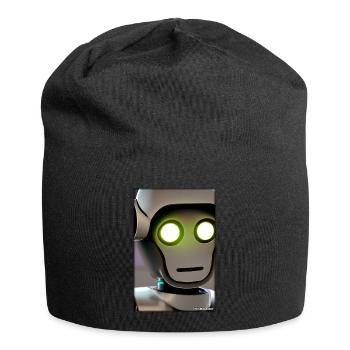 Robot Future Technology Science Android - Bonnet en jersey - noir - Devant