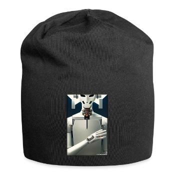 Robot Future Technology Science Android - Bonnet en jersey - noir - Devant