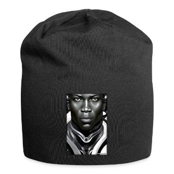 Cyborg Man Future Sci-Fi Machine Technology - Bonnet en jersey - noir - Devant