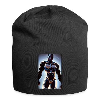 Cyborg Man Future Sci-Fi Machine Technology - Bonnet en jersey - noir - Devant