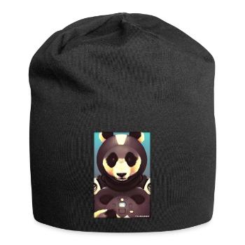 Panda Bear Panda Astronaut Future Sci-Fi Technology - Bonnet en jersey - noir - Devant