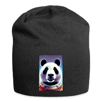 Panda Bear Panda Astronaut Future Sci-Fi Technology - Bonnet en jersey - noir - Devant