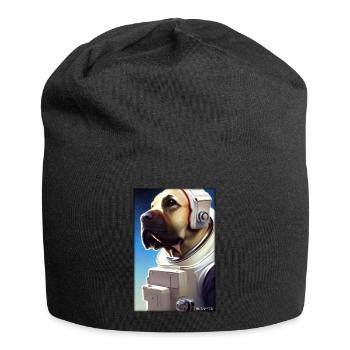 Dog Pet Astronaut Future Sci-Fi Technology - Bonnet en jersey - noir - Devant
