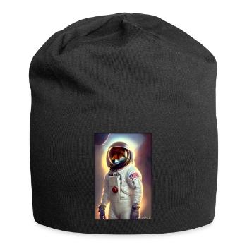 Fox Wildlife Astronaut Future Sci-Fi Technology - Bonnet en jersey - noir - Devant