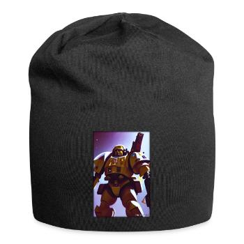 Kampfbot Robot Super Soldier Machine Warrior - Jersey Beanie - black - Front
