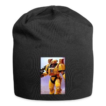 Kampfbot Robot Super Soldier Machine Warrior - Jersey Beanie - black - Front