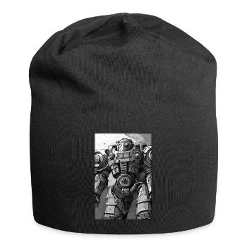 Kampfbot Robot Super Soldier Machine Warrior - Jersey Beanie - black - Front