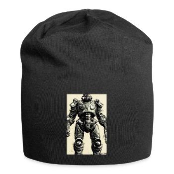 Kampfbot Robot Super Soldier Machine Warrior - Jersey Beanie - black - Front