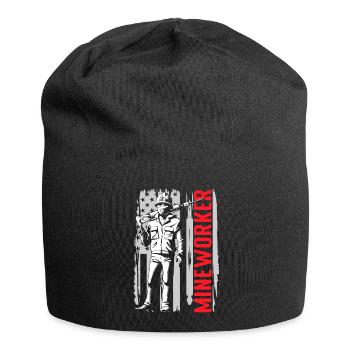 Miner Mine Miner Stones - Jersey Beanie - black - Front