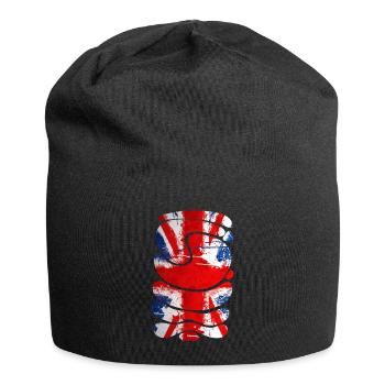 England UK London British English United Kingdom - Jersey Beanie - black - Front
