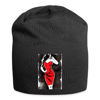 Pin up 2 - Bonnet en jersey - noir - Devant