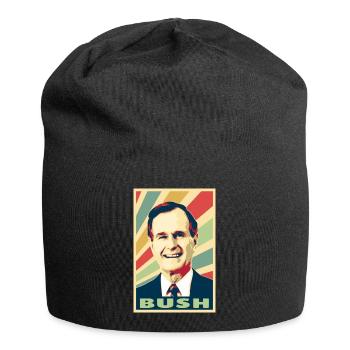 George H.W. Bush Vintage Colors - Jersey Beanie - black - Front