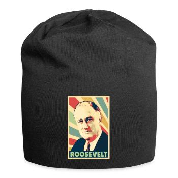 Franklin D. Roosevelt Vintage Colors - Jersey Beanie - black - Front