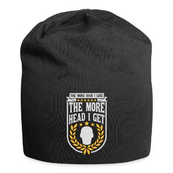 J’ai plus de tête - Bonnet en jersey - noir - Devant