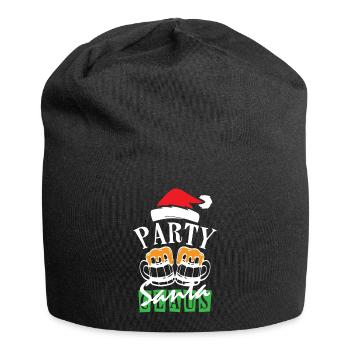 Beer Party Santa Claus Christmas Party - Jersey-Beanie - Schwarz - Vorne