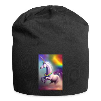 Unicorn - Jersey Beanie - black - Front