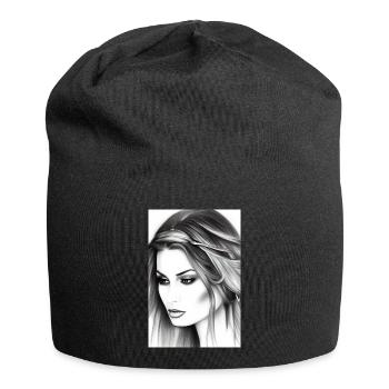 Beauté - Bonnet en jersey - noir - Devant