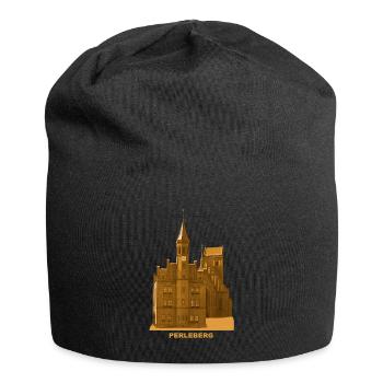 Perleberg Roland Rathaus Prignitz Brandenburg - Jersey-Beanie - Schwarz - Vorne