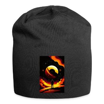 lost in space - Bonnet en jersey - noir - Devant