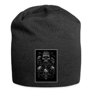 Gothic Aesthetic Occult Unholy Grunge Emo Punk - Jersey-Beanie - Schwarz - Vorne