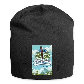 Auburn Maine Lost Valley Skireisen Poster drucken - Jersey-Beanie - Schwarz - Vorne