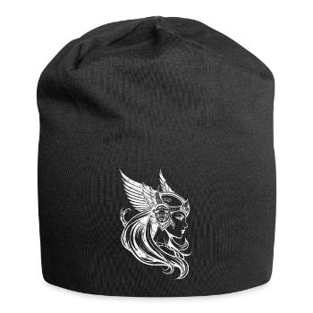 Shield Maiden, Valkyrie, Norse, Viking, Odin - Jersey Beanie - black - Front