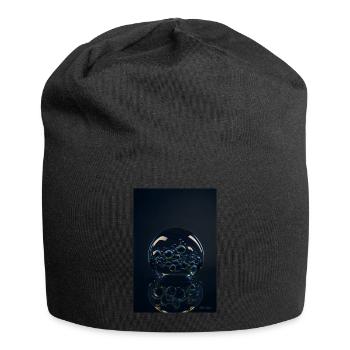 Bubbles in a bubble chrome 1 - Jersey Beanie - black - Front