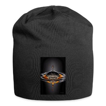Gouttes magma 3 - Bonnet en jersey - noir - Devant
