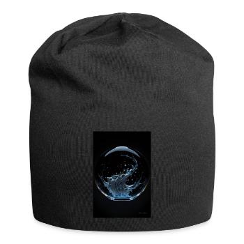 Kaos in einer Blase chrome 3 - Jersey-Beanie - Schwarz - Vorne