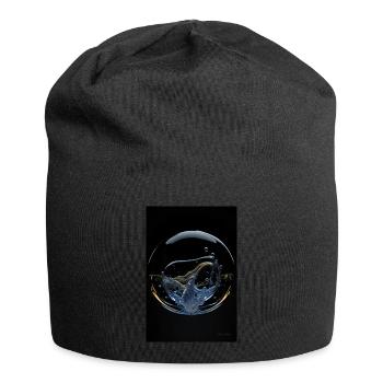 Kaos in einer Blase chrome 4 - Jersey-Beanie - Schwarz - Vorne