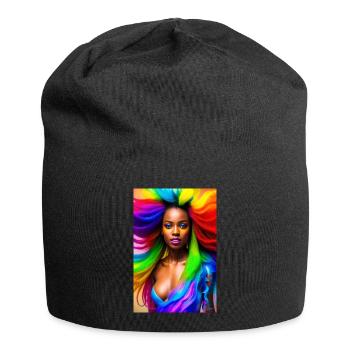 Néon Beauté 2 - Bonnet en jersey - noir - Devant