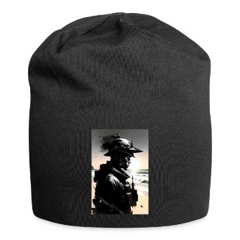 Soldier - Jersey Beanie - black - Front