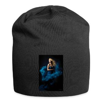 Blue Beauty 3 - Jersey Beanie - black - Front