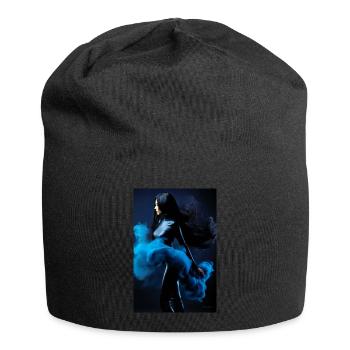 Blue Beauty 2 - Jersey Beanie - black - Front