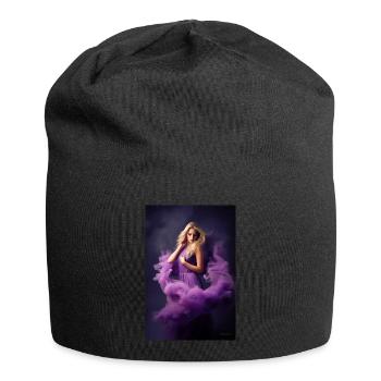 Purple Beauty 4 - Jersey Beanie - black - Front