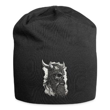 Wikinger Krieger Walhalla Nordischer Krieger - Jersey-Beanie - Schwarz - Vorne
