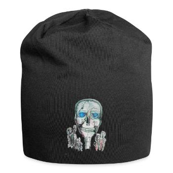 halloween grusel - Jersey-Beanie - Schwarz - Vorne