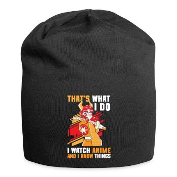 Anime Japan Art Nerd - Bonnet en jersey - noir - Devant