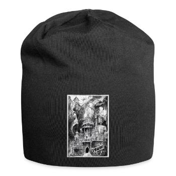 BLACK N' WHITE: Cursed Caslte - Jersey-Beanie - Schwarz - Vorne