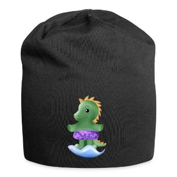 Small dinosaur - Jersey Beanie - black - Front