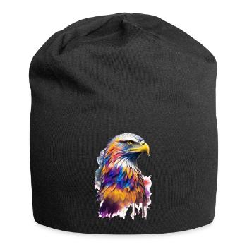 Aquarelle Adler - Bonnet en jersey - noir - Devant