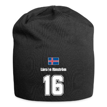 Island Trikot Nr.16 - Jersey-Beanie - Schwarz - Vorne