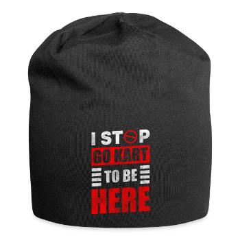 Kart Kartsport Karting Rennsport - Jersey-Beanie - Schwarz - Vorne