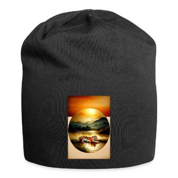 Sleeping tiger - Jersey Beanie - black - Front