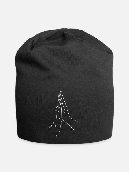 Beste Freund Haustier Besitzer - Jersey-Beanie - Schwarz